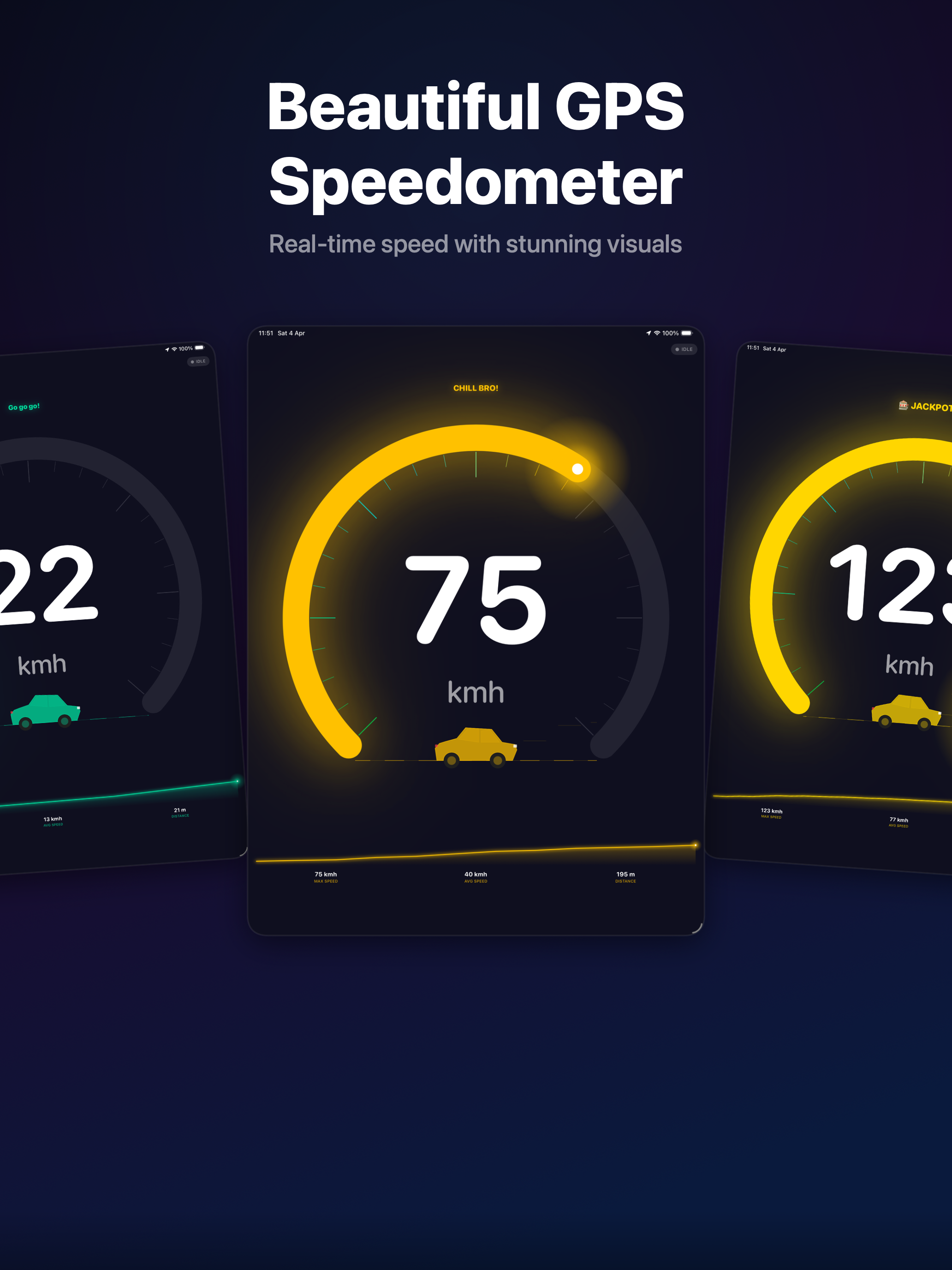 Odo Max on iPad - gauge